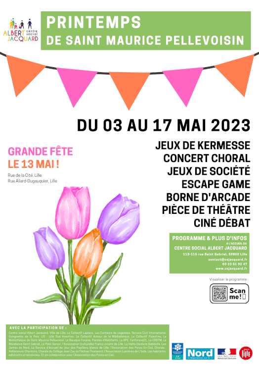 Printemps de Saint-Maurice du 3 au 17 mai 2023 à Lille